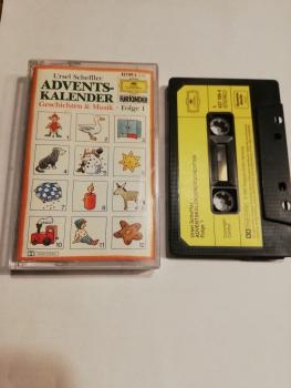 Ursel Scheffler Adventskalender Geschichten & Musik Folge 1 Schwarz mit Gelben Aufkleber 437109-4 Deutsche Grammophon Für Kinder